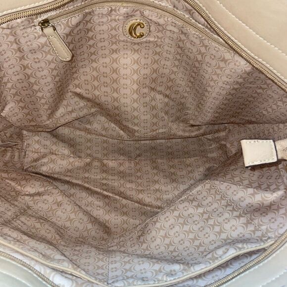 Charming Charlie Snakeskin Print Tote Bag Tan XLarge - Picture 11 of 11